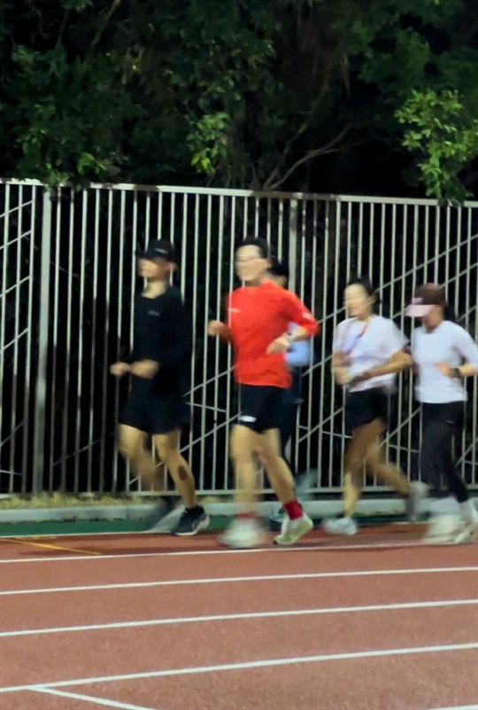 Interval run session